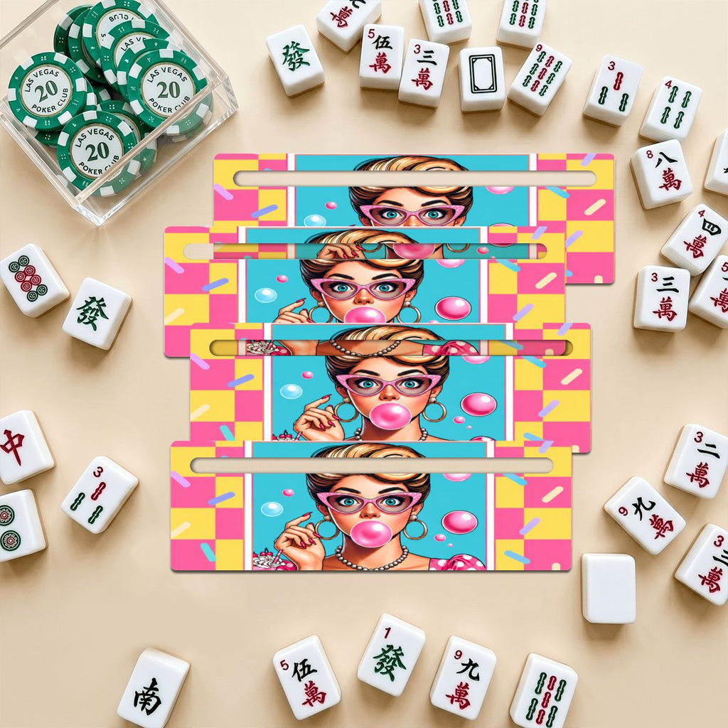 50's Bubblegum Gal Mahjong Line Reader 4 Pack– The Mahj Lounge